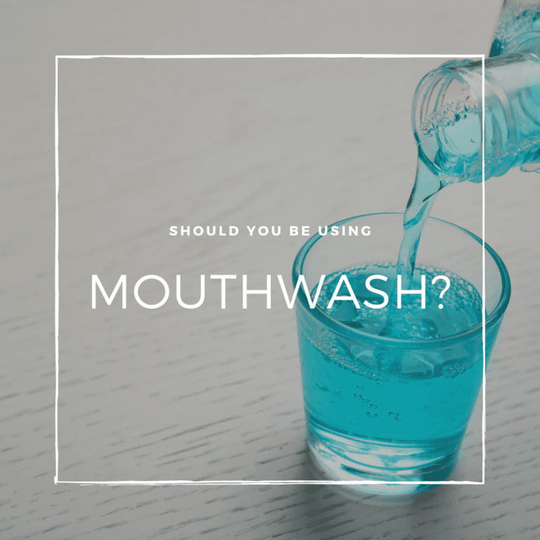 using mouthwash