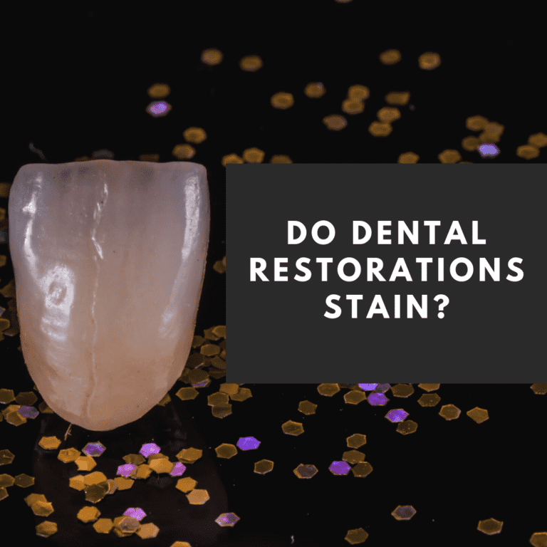 Do Dental Restorations Stain?